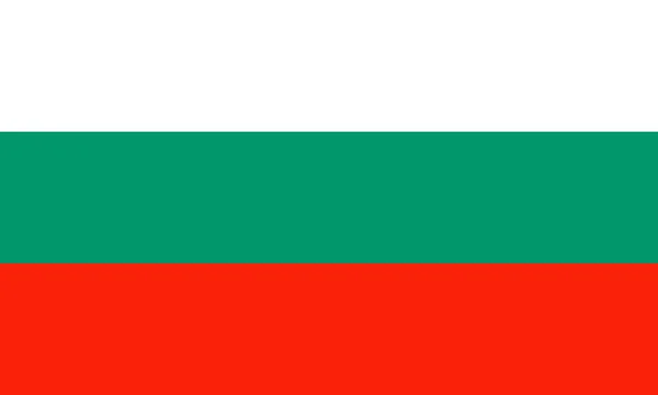 Flaga Narodowa Bułgarii Ilustracja Wektorowa Sofia — Wektor stockowy