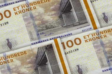 100 Danimarka Kronu geçmişi. Danimarka'nın parası. Et nundre