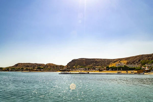 Naama Bay, Veduta di Sharm-el-Sheikh, Egitto dal mare — Foto Stock
