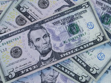 Amerikan para birimi arka planı. Amerika Birleşik Devletleri Americ Doları