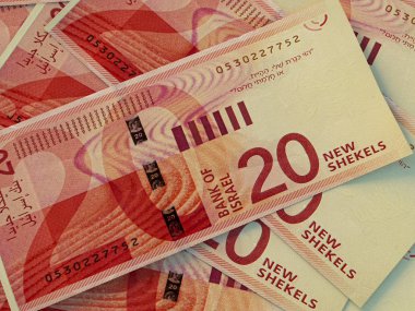 İsrail 'in yeni şekelleri. İsrail 'in parası, iş geçmişi. Tel-A