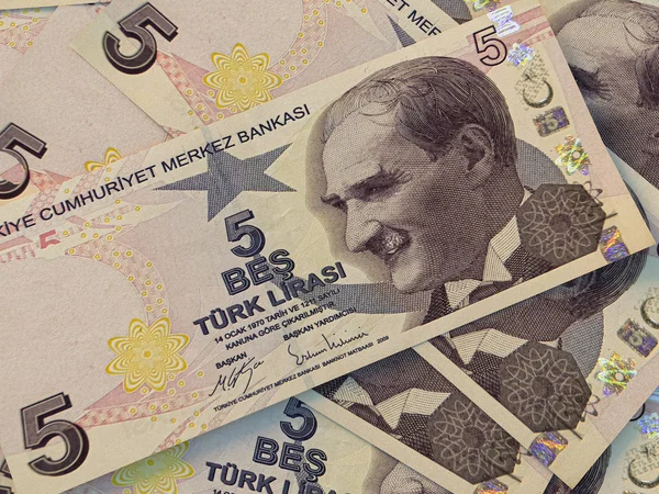 Turkish currency. Money of Turkey business background. Turkish L — Stock Photo, Image
