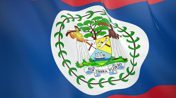 Belize Nin Sallanan Bayrağı Yüksek Kalite Boyutlu Illüstrasyon Haber Haber — Stok fotoğraf