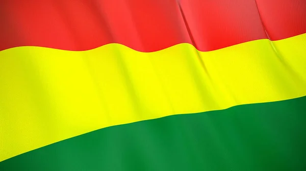 Bandiera Sventolante Della Bolivia Illustrazione Alta Qualità Perfetto Notizie Reportage — Foto Stock