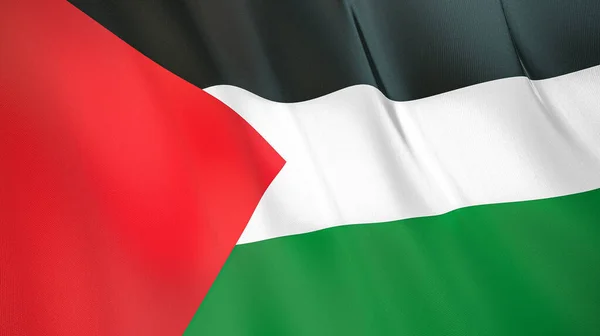 Palestinská Vlajka Vysoce Kvalitní Ilustrace Ideální Pro Zprávy Reportáže Události — Stock fotografie