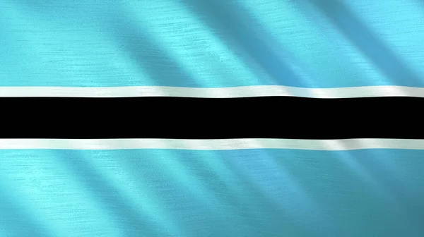 Bandera Ondeante Botswana Ilustración Alta Calidad Perfecto Para Noticias Reportajes —  Fotos de Stock