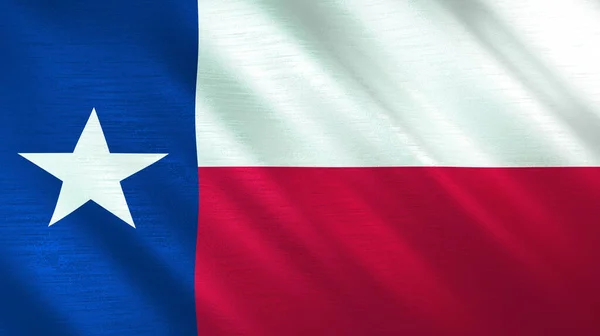 Bandera Ondeante Texas Ilustración Alta Calidad Perfecto Para Noticias Reportajes — Foto de Stock