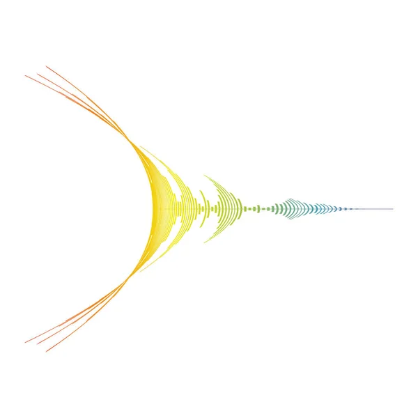 Audio color wave logo.