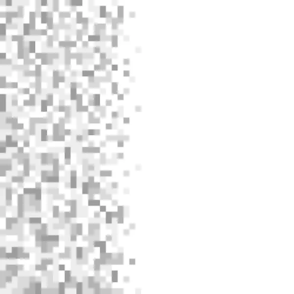 Abstract pixel background. Grey squares on white