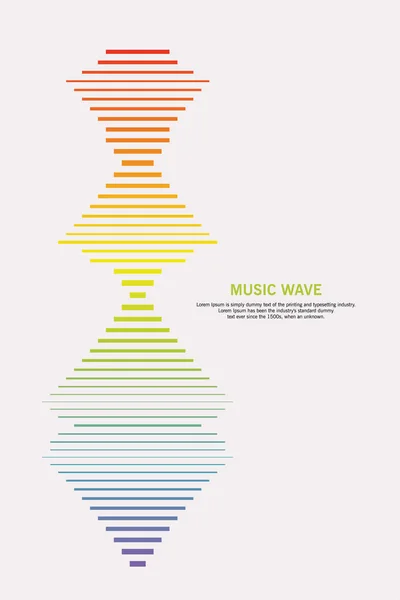 Vertical music wave background. Audio equalizer technology