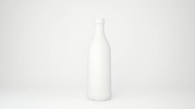 Şarap şişeleri gri arka plan üzerinde duruyorsun