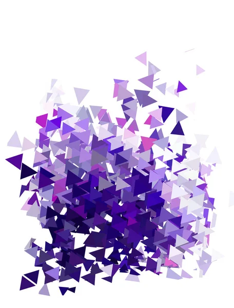 Abstract violet driehoeken sjabloon achtergrond — Stockvector