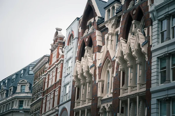 Beautiful Architectural Details Street London City Buildings — Stock Photo, Image