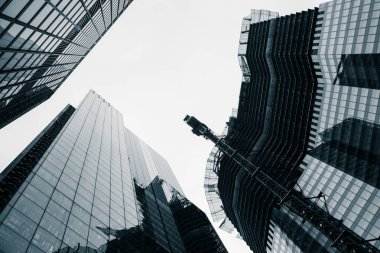 Londra Caddesi Mimarlık güzel, Soyut, tek renkli detaylarını. Dış Detaylar.