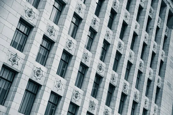 Piękne Streszczenie Monochromatyczne Szczegóły Architektury London Street Elementy Zewnętrzne — Zdjęcie stockowe