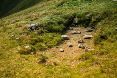 Güzel yaz manzara dağlarda. Doğal sahne Dağları Milli Parkı'nda. Tatra Dağları Slovakya, Europe.