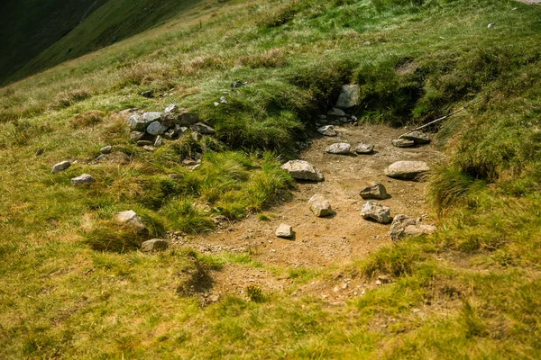 Güzel yaz manzara dağlarda. Doğal sahne Dağları Milli Parkı'nda. Tatra Dağları Slovakya, Europe.