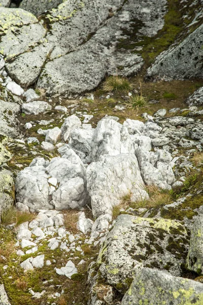 Een Prachtige Rotsformaties Bergen Van Folgefonna Nationaalpark Noorwegen Herfst Landschap — Stockfoto