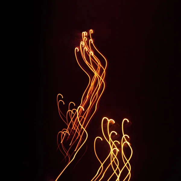 Μια Όμορφη Αφηρημένη Καλλιτεχνική Εικόνα Της Πρωτοχρονιάς Πυροτεχνήματα Πολύχρωμη Εικόνα — Φωτογραφία Αρχείου