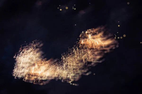 Una Imagen Artística Hermosa Abstracta Los Fuegos Artificiales Nochevieja Imagen — Foto de Stock