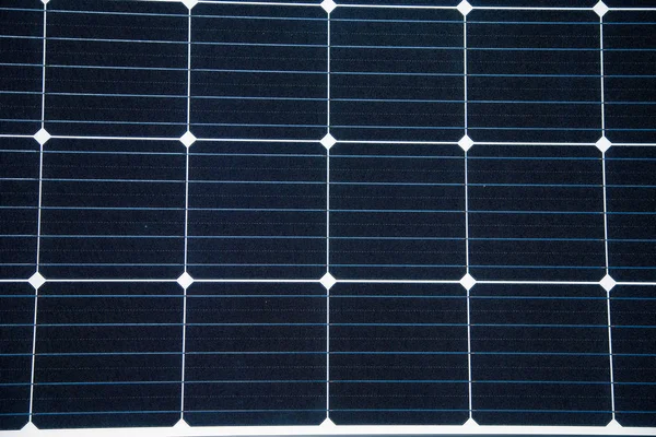 Closeup New Solar Panel Renewabvle Energy Ecological Solution Electricity Generation — Stock Photo, Image