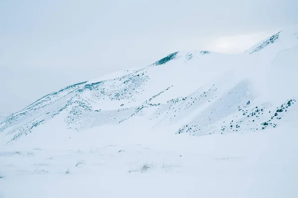 Zimní Scenérie Malém Norském Městě Roros Den Přetypování Sněhem Skandinávská — Stock fotografie