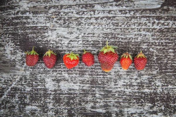 Mooie Vers Geplukt Tuin Aardbeien Een Kom Gezond Veganistisch Ecologisch — Stockfoto