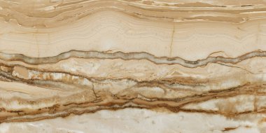Mermer desenli arka plan, soyut iç dekorasyon için doğal oniks mermer taş desen kullanılmış seramik duvar zemini ve granit döşeme yüzeyi arka planı. bej mermer