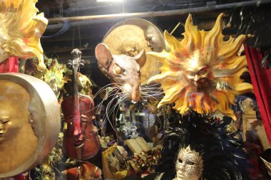 Güzel karnaval maske - Venedik, İtalya