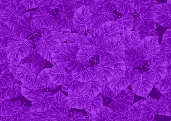 Patrón de hoja púrpura — Vector de stock