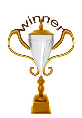 ödül sahibi. vinner fincan 