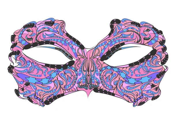 Masque avec motif ethnique — Image vectorielle