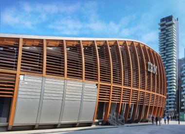 Porta Nuova binası. 25 Eylül 2019, Milano, İtalya