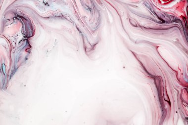 Soyut resim arka plan duvar kağıtları, posterler, kartları, davetiyeleri, Web siteleri için. Marbleized etkisi. Mermer swirls ile modern sanat. Sanat sıvı. Karışık beyaz, mavi, kahverengi ve pembe boyalar.