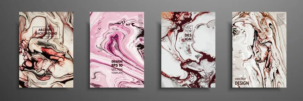 Akrilik boyalar karışımı. Sıvı mermer doku. Sanat sıvı. Tasarım kapak için uygulanabilir, sunum, davet, el ilanı, faaliyet raporu, poster ve kartvizit tasarımı ambalaj. Modern sanat.