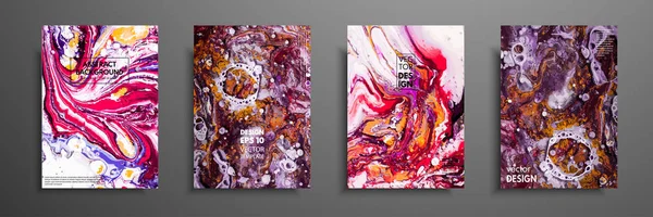 Renkli tasarım dokular ile kümesini kapsar. Portre resim. Soyut parlak el arka plan, sıvı akrilik tuval üzerine boya boyalı. Sanat parçası. Modern sanat