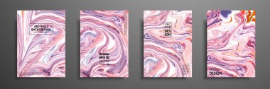 Akrilik boyalar karışımı. Modern sanat. Modaya uygun bir tasarım. Mermer etkisi resim. Tasarım için grafik elle çizilmiş tasarım kapakları, sunum, davet, el ilanı, faaliyet raporu, poster ve kartvizit