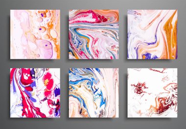 Dinamik arka planlar. Trendy posterlerini açmaları, ticari küme kapsıyor. Mermer renkli etkisi. Katalog, broşür, ambalaj tasarım yaratıcı soyut broşür illüstrasyon, kapak için soyut sayfa afiş şablon