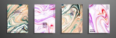 Mermer girdaplar ya da agat dalgaları. Sıvı mermer dokusu. Akışkan sanat. Tasarım kapakları, sunum, davetiye, el ilanları, yıllık raporlar, posterler ve kartvizitler için başvurulabilir. Modern sanat eserleri