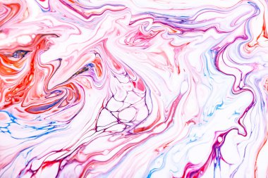Akrilik boyalar karışımı. Modern sanat noktalar ve su sıçramalarına renk boya. Sıvı mermer doku. Tasarım ambalaj, etiket, kartvizit ve etkileşimli web arka planlar için geçerli.