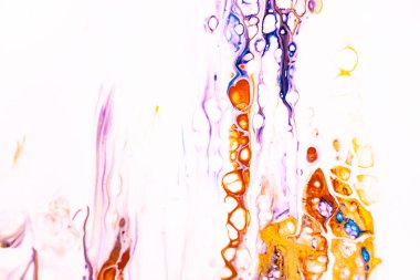 Akrilik boyalar karışımı. Modern sanat noktalar ve su sıçramalarına renk boya. Sıvı mermer doku. Tasarım ambalaj, etiket, kartvizit ve etkileşimli web arka planlar için geçerli.