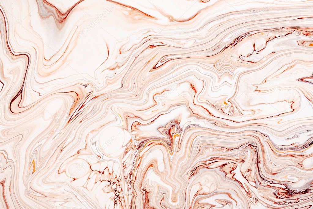 Abstract acrylic paint waves texture. Beautiful, luxury marble, granite pattern background.