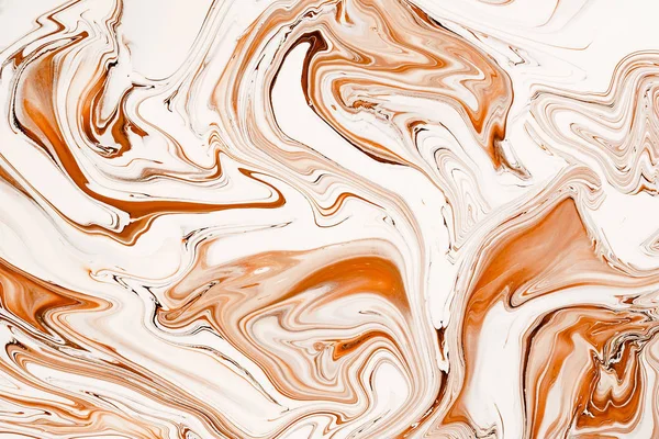 Fundo de raster de caramelo. Abstrato marrom e branco cores misturadas . — Fotografia de Stock