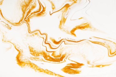 Altın dinamik ve akışkan raster doku. Soyut akrilik boyalar mixt renk arka plan.