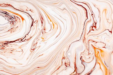 Soyut turuncu mermer, granit sıvı doku. Doğal taş, reşin sanat modern sanat duvar kağıdı.