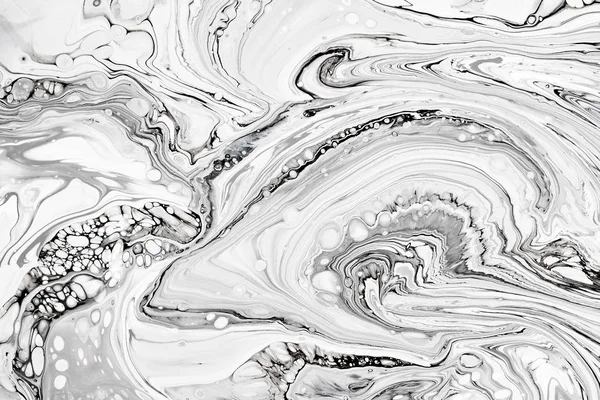 抽象的なインク流体大理石のテクスチャ。豪華な花崗岩、大理石のミネラルパターン壁紙. — ストック写真