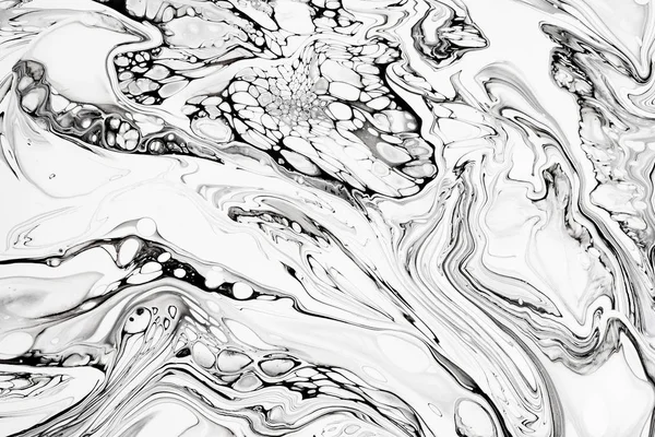 Abstracte inkt vloeistof Gemarmerde textuur. Luxe graniet, marmer minerale patroon behang. — Stockfoto