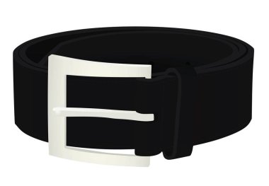 Siyah kuşak. vektör çizim