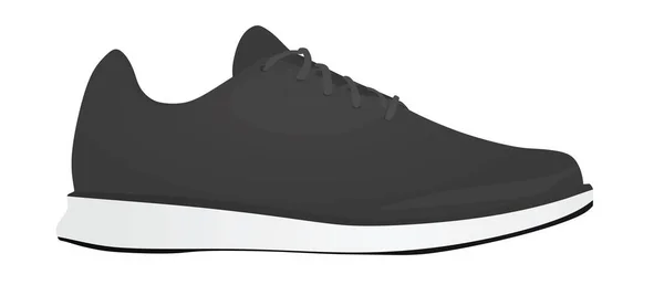 灰色运动鞋 矢量插图 — 图库矢量图片