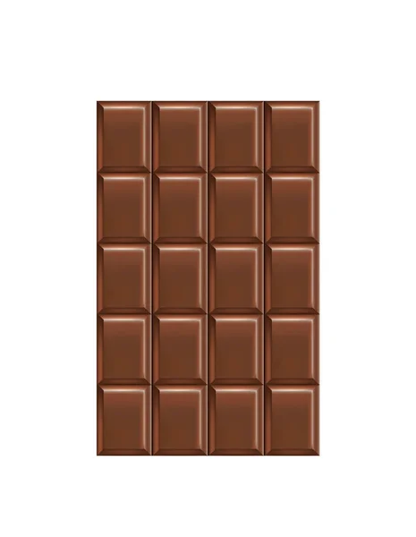 Chocoladereep Vectorillustratie — Stockvector